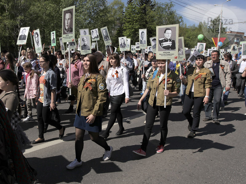 В Пензе участники акции «Бессмертный полк» соберутся на улице Коммунистической