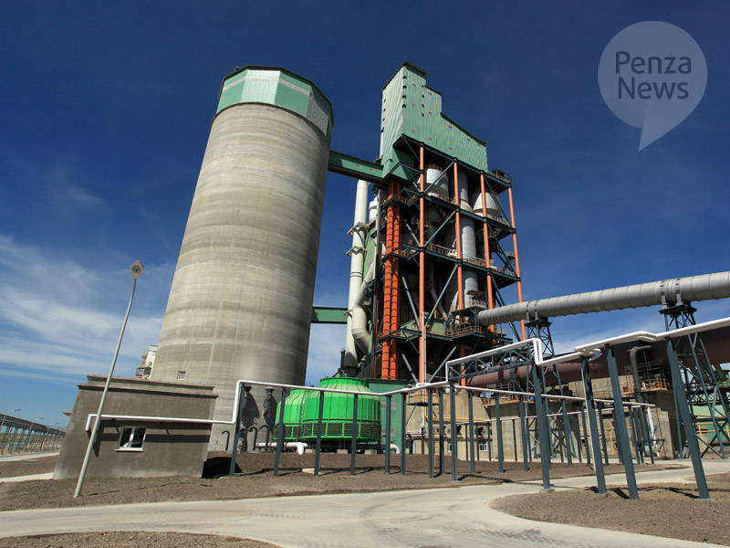В Пензенской области торжественно открыт цементный завод нового поколения