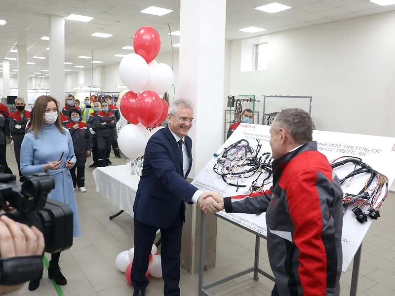 В Сердобске состоялось официальное открытие производства компании «Преттль-СК»