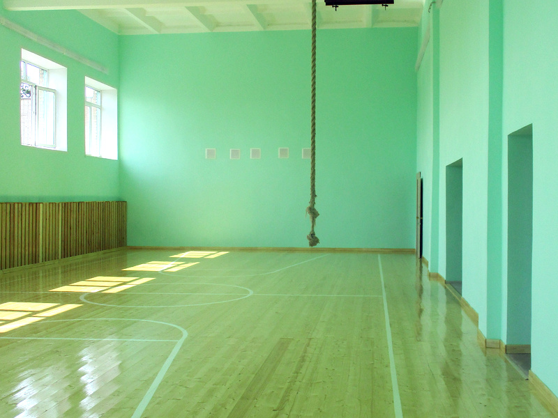 В вазерской школе выполнен капремонт спортзала