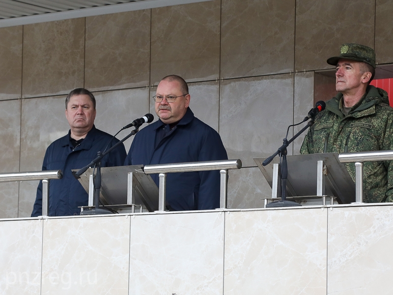 Олег Мельниченко принял участие в проводах второй группы мобилизованных