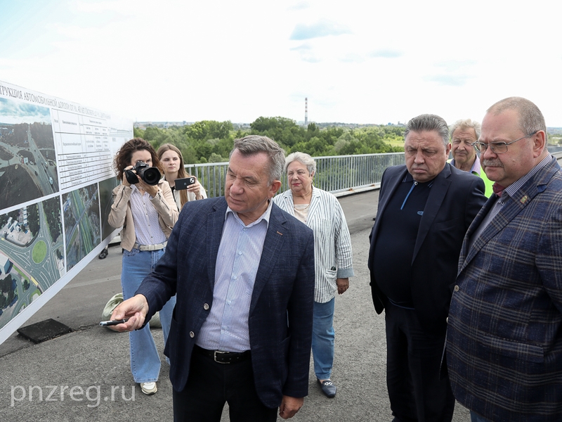 Вячеслав Тимченко и Олег Мельниченко посетили строящиеся объекты транспортной инфраструктуры в Пензе и «Спутнике»