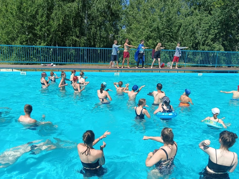В пензенском лагере «Юность» отремонтирован бассейн под открытым небом