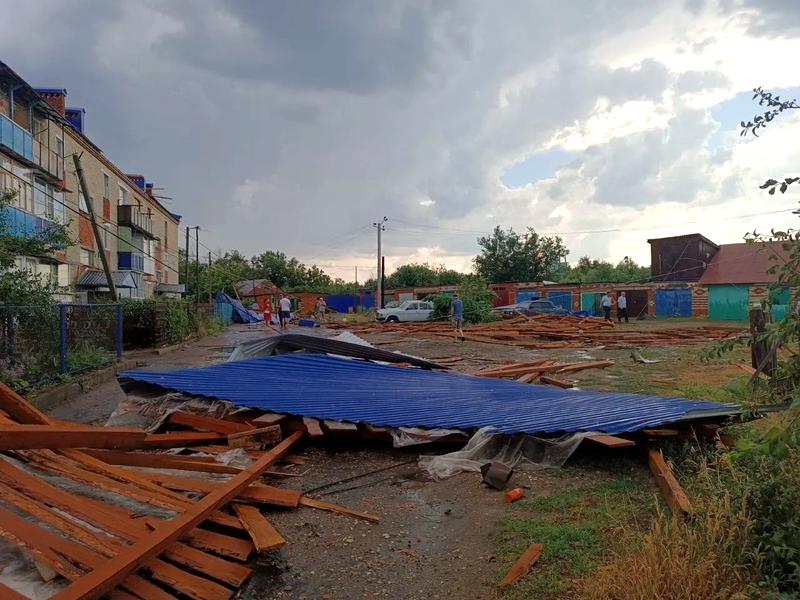 В пострадавших от непогоды районах Пензенской области введен режим ЧС местного уровня