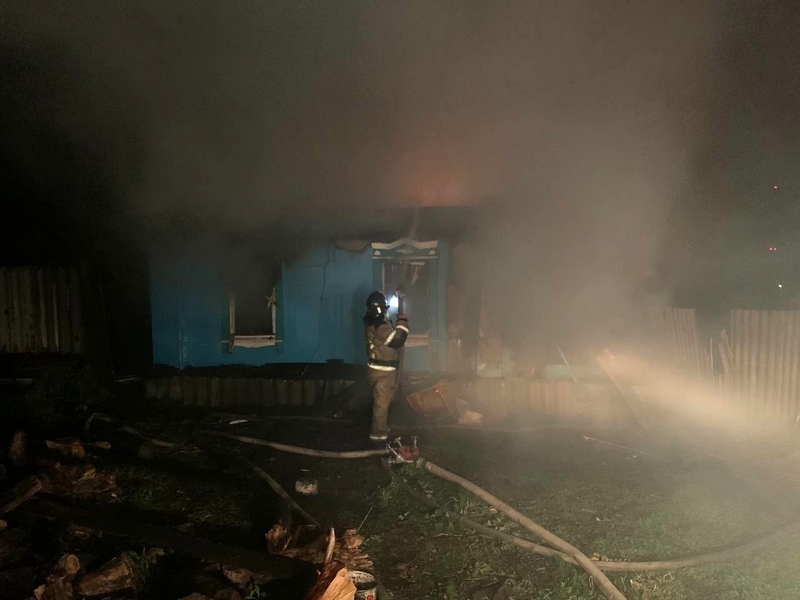 При пожаре в селе Наскафтым погибли три человека