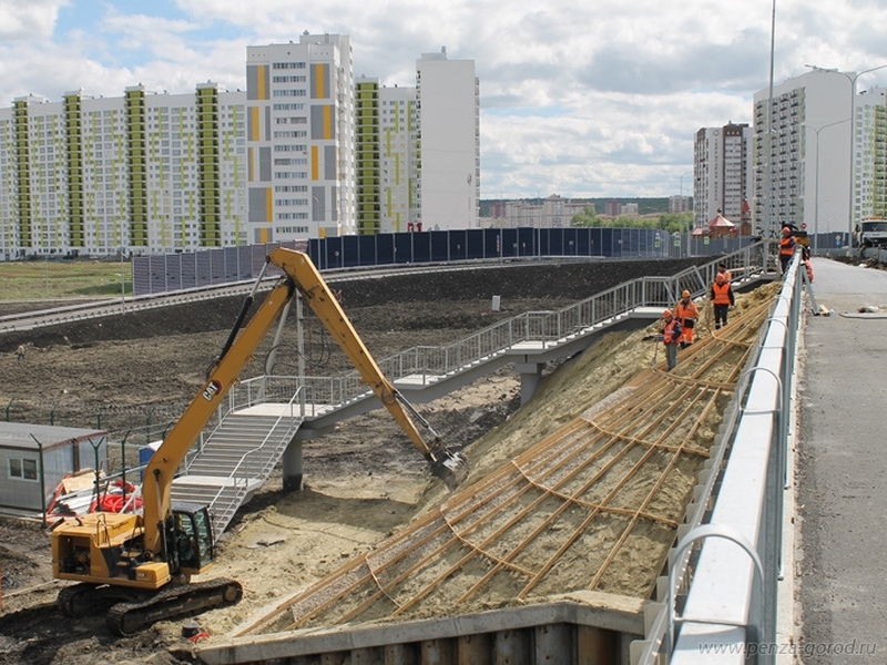 Готовность новой развязки на трассе М5 «Урал» составляет более 95% — мэрия Пензы