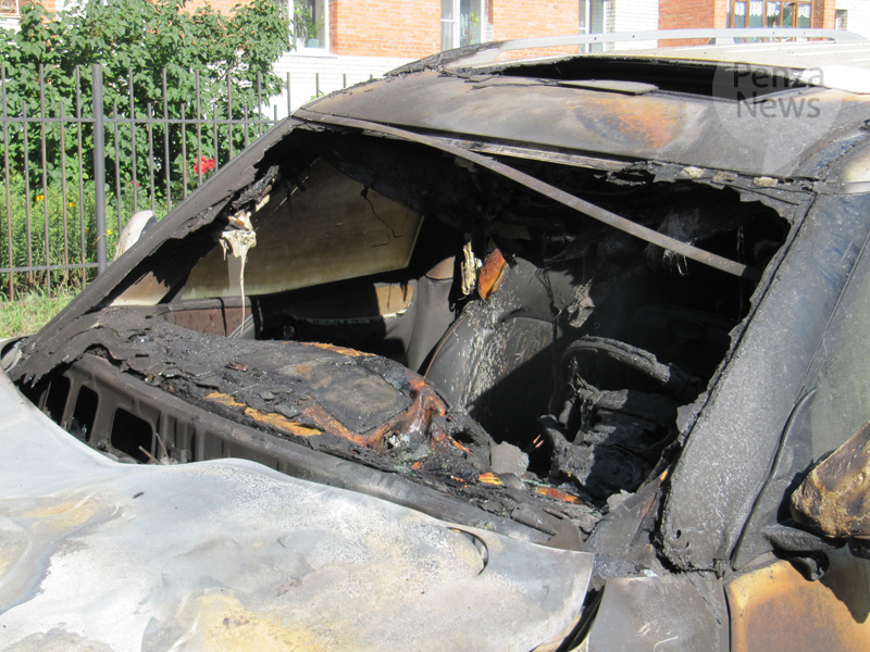 Желание пензенца избавиться от сгоревшей машины под окнами обернулось уголовным делом