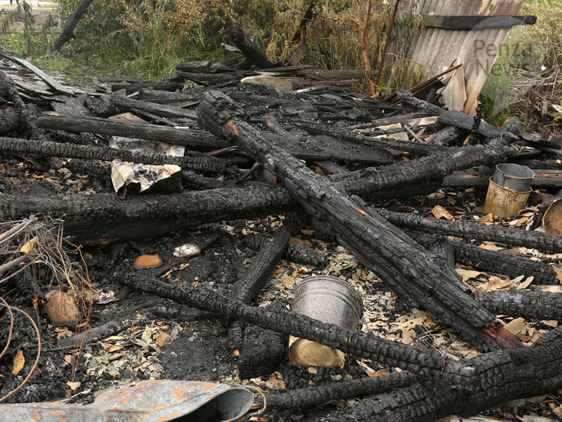 В Белинском районе после пожара в деревянном доме обнаружено тело мужчины