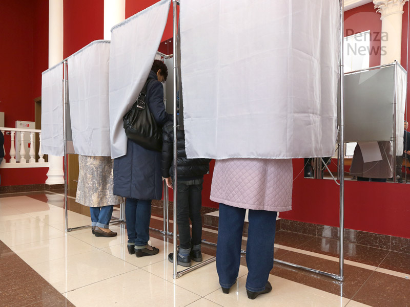 В Пензенской области явка на выборах президента РФ по итогам первого дня голосования составила около 40%