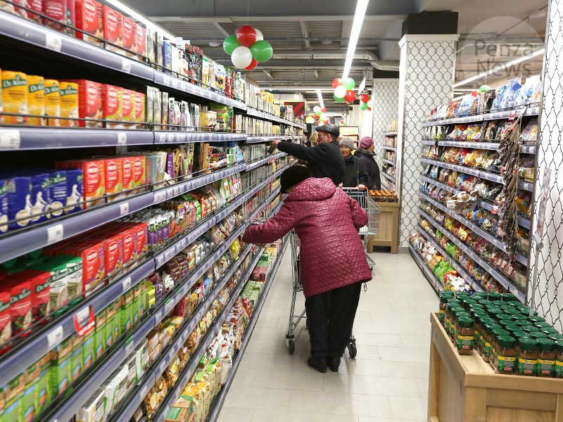 Оборот розничной торговли в Пензенской области в январе составил около 28 млрд. рублей